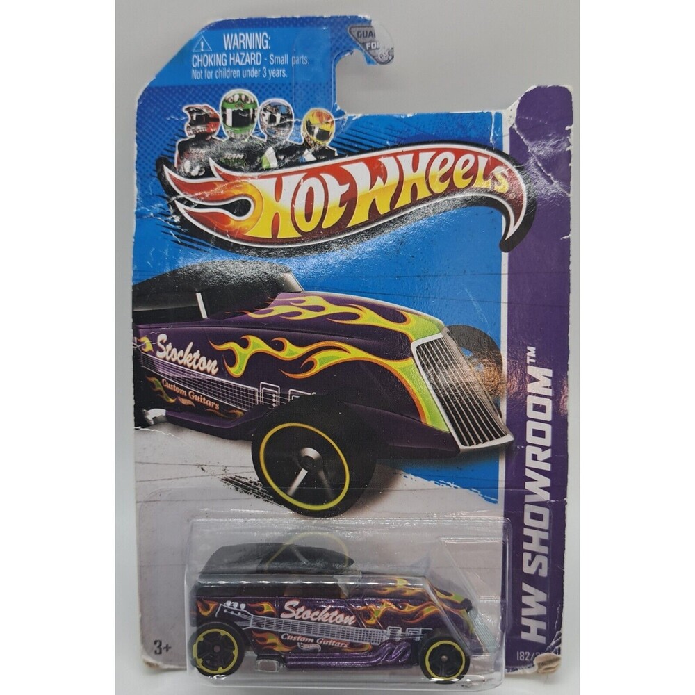 2013 Hot Wheels PHAETON #182 Purple Stockton Guitars Showroom - KMART EXCLUS.